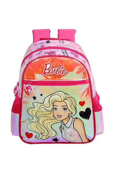 mattel Barbie Kinder Backpack – Pink Kids’ School Bag with Padded Straps & Side Pockets