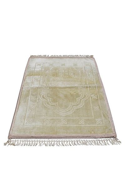 smart home Luxury prayer rug lined with soft microfiber fabric with a silky feel, 120 x 70 cm