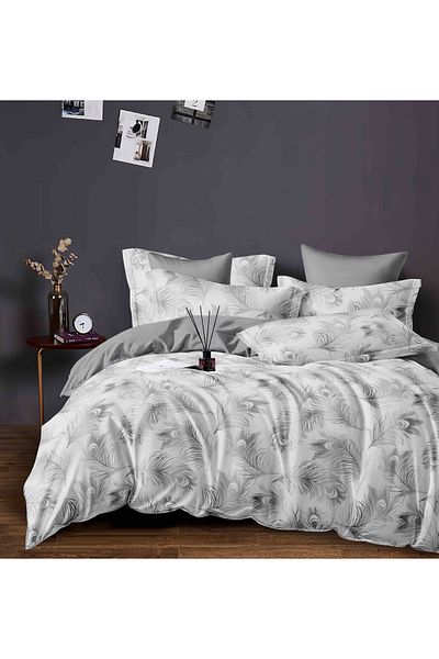 CHIRASO CHIRASO Linen, FINET 6 Pieces, Classic Sheet 234x240cm, Cheerful and Colorful Print