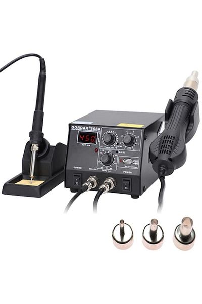 Gordak Soldering station with hot air and soldering iron Gordak 868A