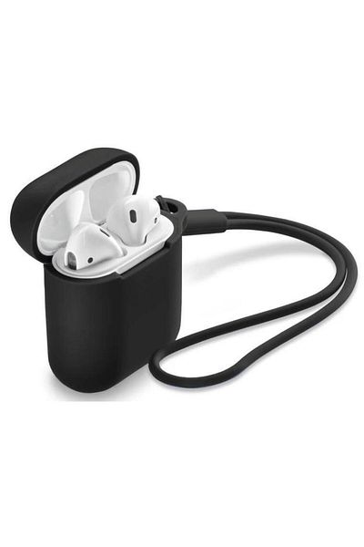 Hama Husa casti Hama 210905 Fantastic Feel pentru AirPods 1st/2nd Gen. (Negru)