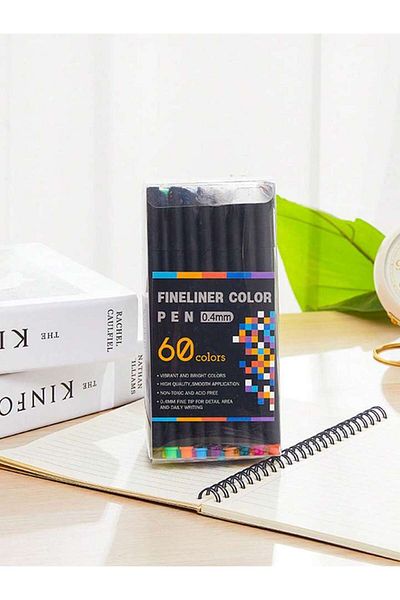 Choice 60colors Bview Art Colored Pens Fine Point Markers Fine Tip Drawing Pens Fineliner Pen for Journalin