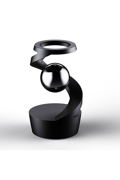 Choice Black A Suspended Spinning Top with Visual Effect Stress Relief Focus Tool Adults & Kids Suspended G
