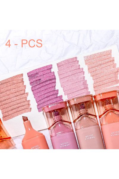 Choice C Glitter Highlighters, Flexible Line Width and Smudge-Proof Water-Based Ink for Sparkling Note-Tak.