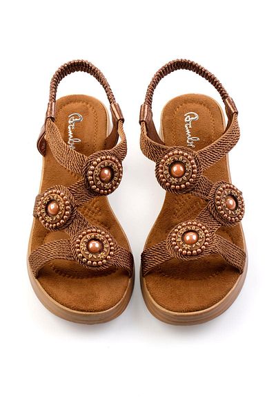 Bambi Tan Women's Sandals K05727021016