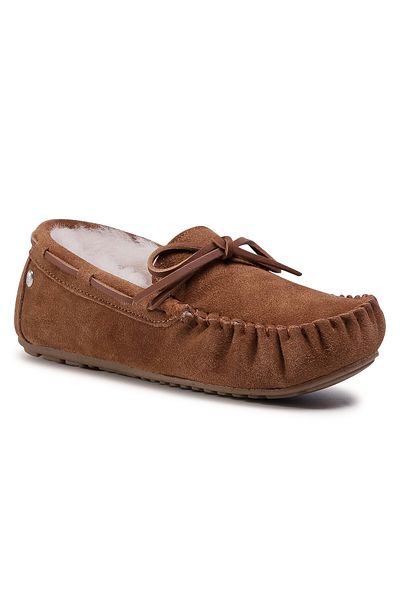 EMU Australia emu australia Papuci de casă pentru femei maro EMU-W10555 AMITY CHESTNUT/CHESTNUT