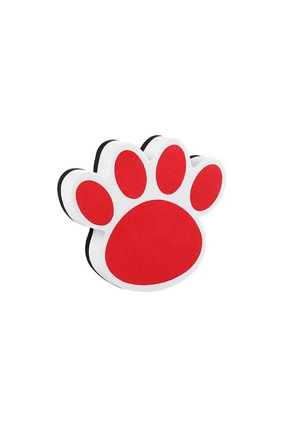 Choice Red Magnetic Whiteboard Eraser Cartoon Bear Footprints Large Size Blackboard Eraser