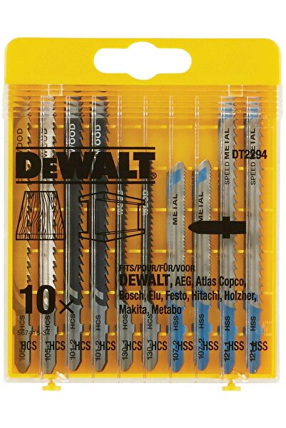 Dewalt DT2294 Dekupaj Testere Bıçağı 10 parça