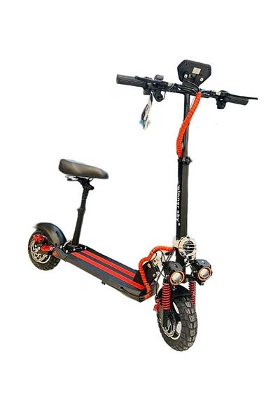 Winner sky Electric Scooter with 36V Bluetooth Motor 1000W and 10Ah Battery Red
