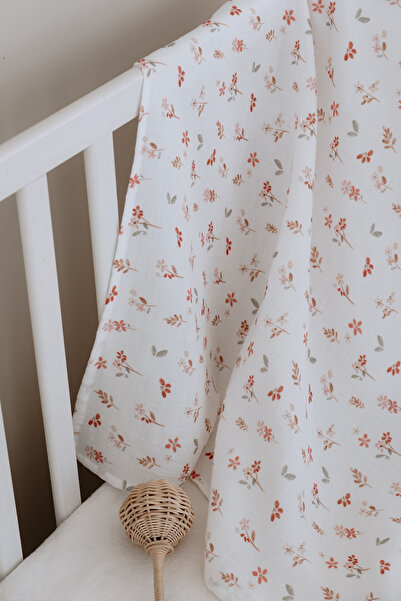 Tuğba Kuğu Müslin Örtü - Pureline Series - Soft Bloom