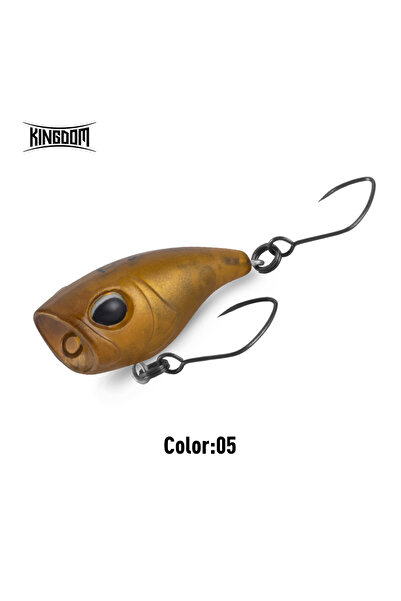 Kingdom طُعم صيد السمك كينجدوم ميني بوبر 34 مم 2.2 جم لون 05، 1.5 جم، 27 مم 2...