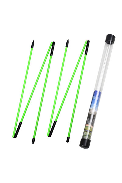 Choice عصي محاذاة الجولف باللون الأخضر الفاتح، مجموعتان، قضبان تدريب محاذاة م...