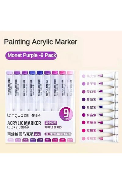 Choice Set E 9/144 Colors Acrylic Paint Art Marker Pen DIY Painting Drawing for Card Ceramic Stone Mug Glas