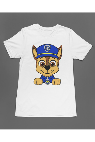 Bumeta Mini Devriye Chase Görevde Paw Patrol Unisex Tişört T-Shirt