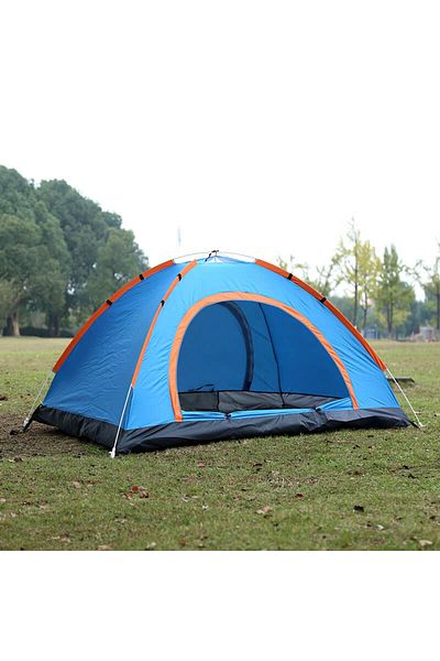 ACTION ONE Cort Pop-Up, 3 Persoane, 200x200x130cm, Albastru