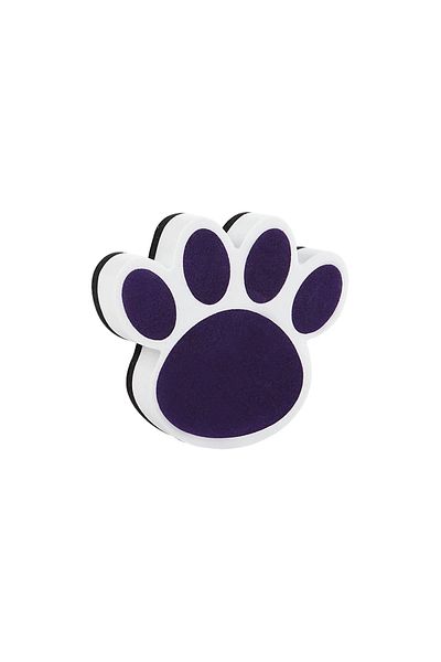 Choice Purple Magnetic Whiteboard Eraser Cartoon Bear Footprints Large Size Blackboard Eraser