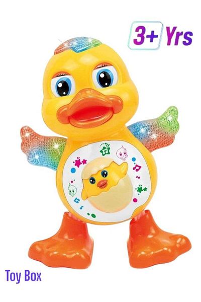 Rally Dancing Duck With Music Flashing Lights And Real Action Fun Toy For Kids