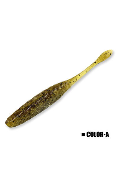 Choice طُعم صيد دودة عصا سبينبولر ملونة 11 سم 6 جرام، ذيل مستقيم مملح، 75 مم ...