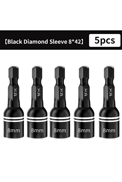 Choice3 5 pcs 8mm Deep Air Impact Sket For Torque Wrench Auto Repair Tools Ra...