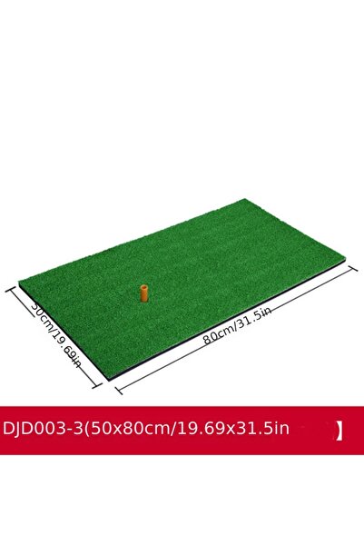 Choice سجادة جولف PGM محمولة مقاس 50-80 سم مع مقعد تي مطاطي، سجادة مضرب عشبية واقعية، مناسبة للرياضات الخارجية، مناسبة للجولف