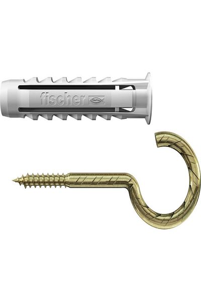 Fischer 4-Piece SX RHM Expansion Plug with Hook
