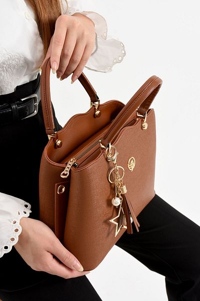 STYLE BAGS Stylebags Tassel Women's Shoulder and Crossbody Bag 17X24 Size