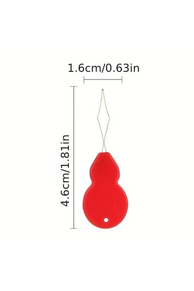 Choice 2pcs Mixed color 2/5/10pcs plastic needle thread - easy threading for hand sewing, handmade, knitted