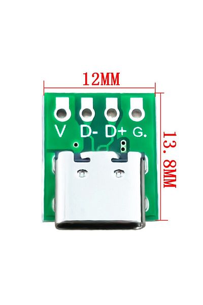 Choice 16P 5Pieces Type C Connector 10/5/1Pcs TYPE C USB 3.1 Type C Connector 16 Pin Test PCB Board Plate A