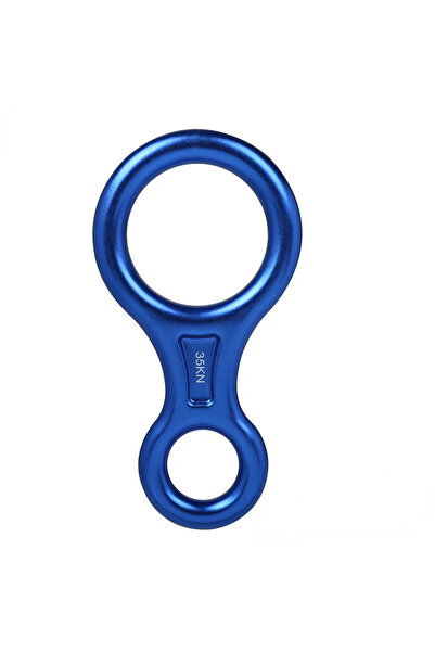 Choice حلقة تسلق الصخور زرقاء اللون، قطعة واحدة، 8 حبال على شكل هبوط من الألو...