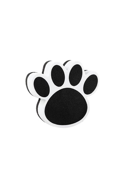 Choice Black Magnetic Whiteboard Eraser Cartoon Bear Footprints Large Size Blackboard Eraser