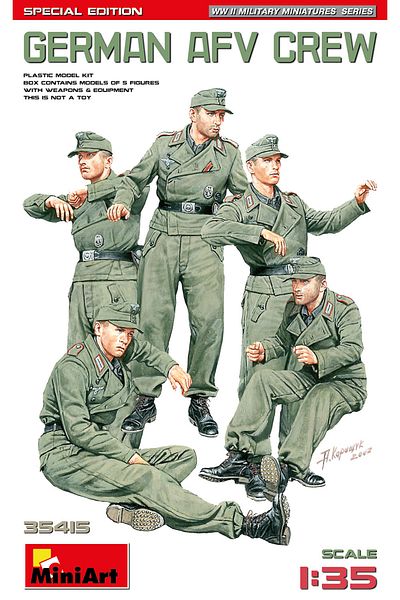MiniArt 1:35 German Afv Crew Special Production
