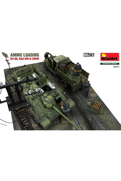 MiniArt 1:35 Ammunition Loading (Su-85, Gaz-Mm & Crew) Large Ser Model
