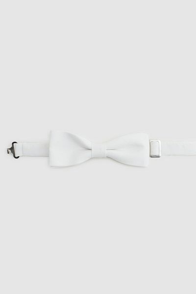 D'S Damat Ds Groom Ecru Plain Bow Tie