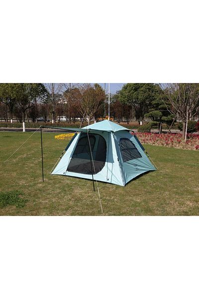 ACTION ONE Cort Automat Summit, 3-4 persoane, 210x210x140cm, Blue