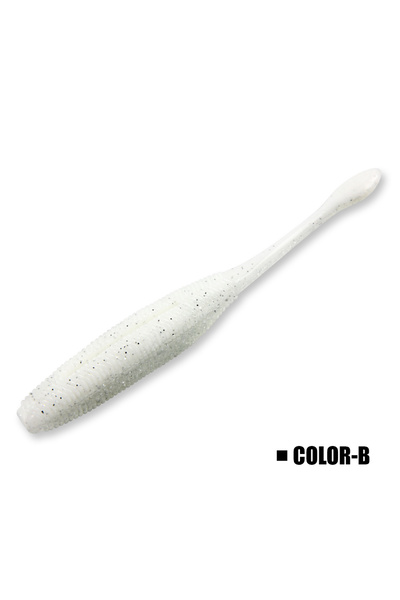 Choice طُعم صيد سمك لين من سبينبولر 9 سم، 4.5 جرام، لون B، ذيل مستقيم مملح، 7...