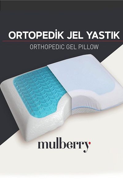 Mulberry Breathable Cool Gel Deluxe Memory Pillow 60X40X13 cm