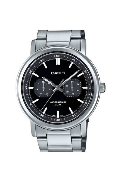 Casio Men's Analog Round Shape Resin Wrist Watch