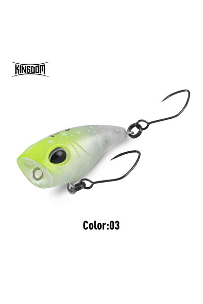 Kingdom طُعم صيد السمك كينجدوم ميني بوبر 34 مم 2.2 جم لون 03، 1.5 جم، 27 مم 2...