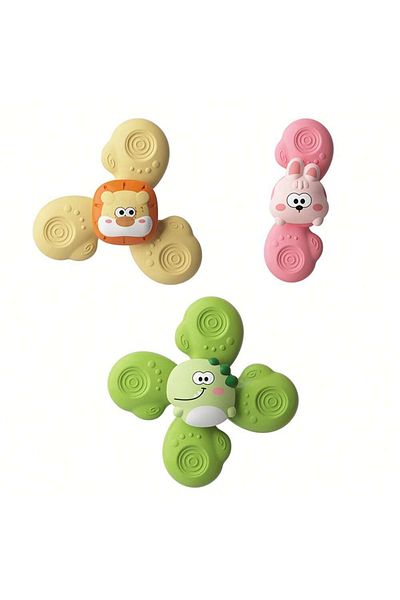 Choice 3 piece set-boxed Airplane Travel Toys for Kids : Suction Cup Spinner Toys for Boy Girl Birthday Gif