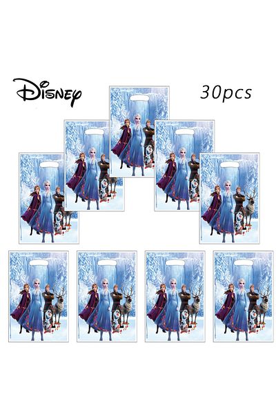 Miniso 25x16.5cm 30pcs 30pcs Frozen Princess Elsa Birthday Party Gift Bags，Princess Elsa Candy Bags，Princes
