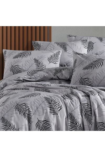 Lief Home Double Duvet Cover Set |   4 Pillowcases |   Elastic Sheet |   200X220Cm