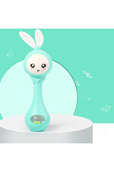 Choice ShineRattlegreed Music and Shine Rattle Toys Rabbit Intelligent Baby Rattles Smart Bunny Smarty Medi