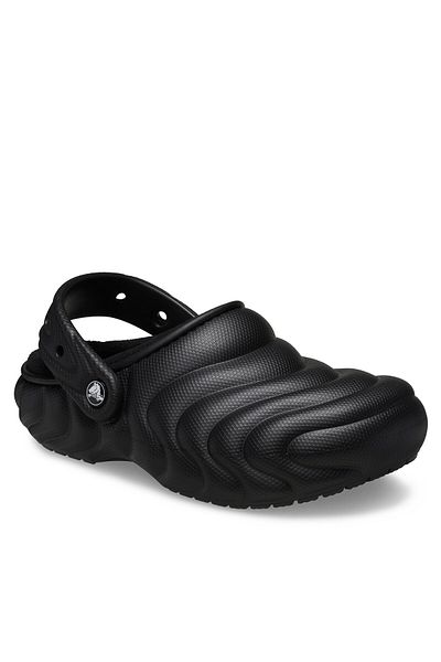 Crocs Women's, Men's, Unisex Flip-flops black CROCS-CLASSIC LINED OVERPUFF CLOG 210059 BLACK