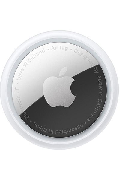 Apple APPLE AirTag Locator Device, Bluetooth, Waterproof IP67, Pack 1 (Silver)