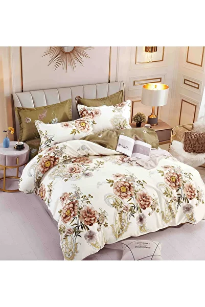 CHIRASO CHIRASO Linen, FINET 6 Pieces, Classic Sheet 234x240cm, Cheerful and Colorful Print