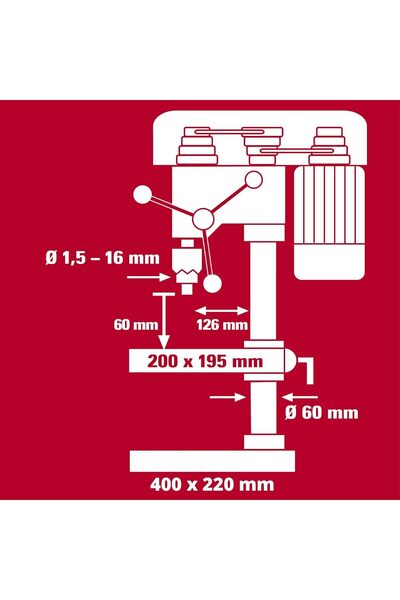 Einhell Tc-bd 630/1 630w Sütunlu Matkap - 4520597