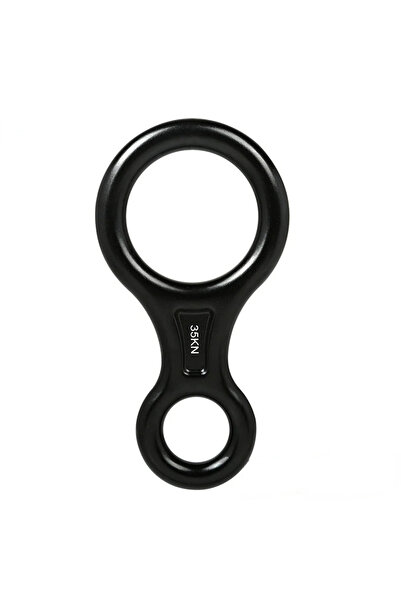 Choice حلقة تسلق الصخور سوداء اللون، قطعة واحدة، 8 أشكال، جهاز تثبيت على شكل ...