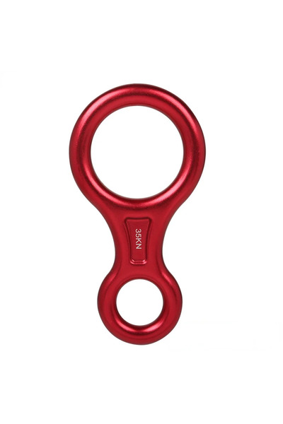 Choice حلقة تسلق الصخور الحمراء قطعة واحدة، 8 حبال على شكل هبوط من الألومنيوم...