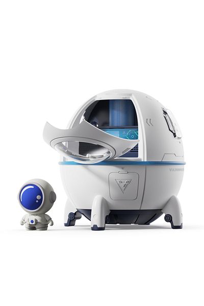 Choice Plug-in model WHITE Portable Astronaut Humidifier with LED Light and Aroma Diffuser - USB Powered fo