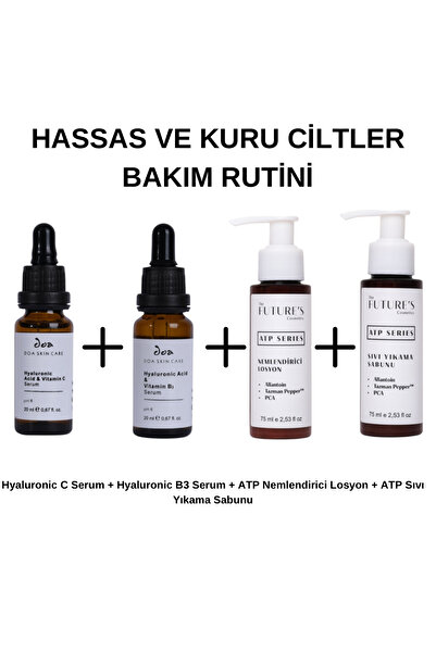 DOA KOZMETİK Doa Kozmetik Hassas Ve Kuru Ciltler Bakım Rutini